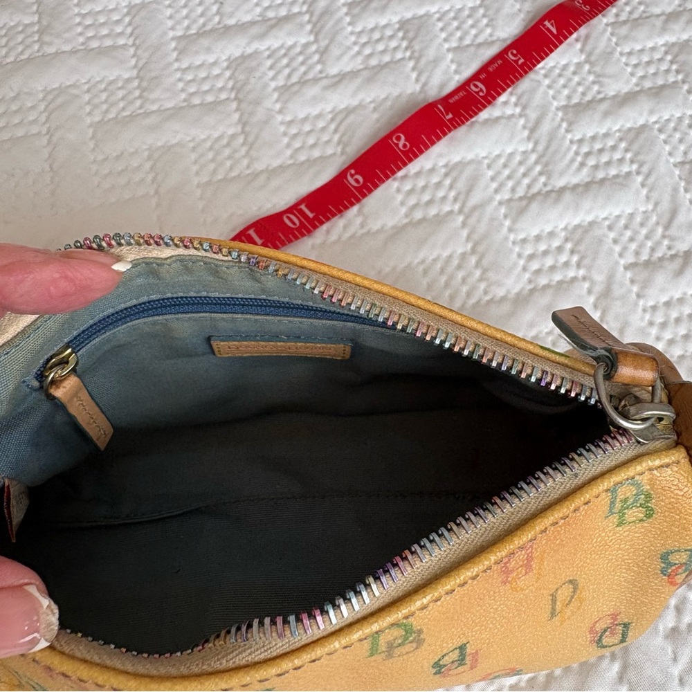 Dooney & Bourke Rainbow DB Monogram Mini Baguette Bag Y2K - Picture 10 of 10